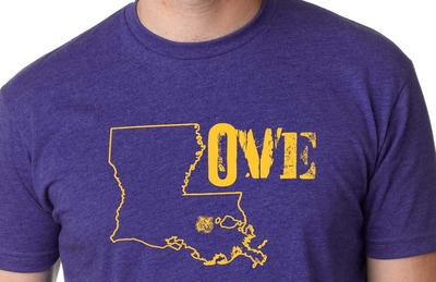 Love L.S.U Unisex Tee 