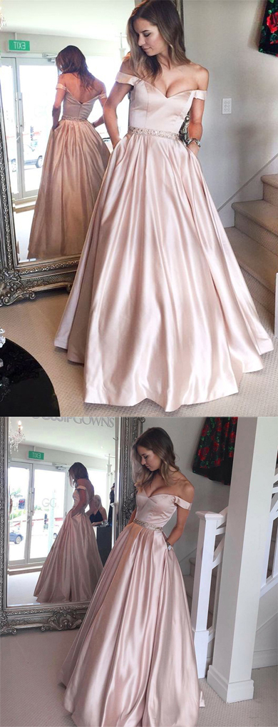Off the Shoulder Prom Dresses,Long Party Dresses,Graduation Prom Dresses,Pageant Dresses,PD3900425