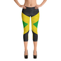 Jamaica designed by Chris Merchant Capri Leggings - Thumbnail 1