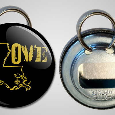 N.o.l.a. love keychain bottle opener