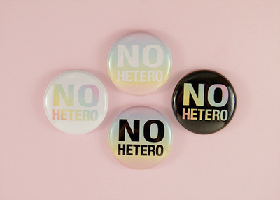 no hetero - 1" buttons