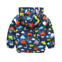 Multicolor Dinosaur Jacket - Thumbnail 2