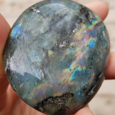 Labradorite palm stone