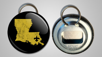 True Saints Fans keychain bottle opener