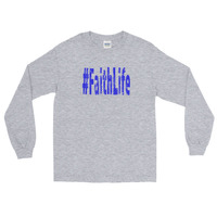 “#FaithLife” Long Sleeve T-Shirt - Thumbnail 3