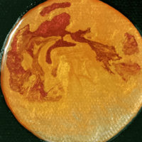 Portents of Change II | Mixed Media | 3"x3" Original Painting - Thumbnail 1