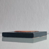 Portents of Change II | Mixed Media | 3"x3" Original Painting - Thumbnail 4