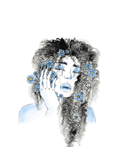 Forget-Me-Not (8.5x11 fine art print)