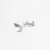 Celestial Moon and Cross Earrings - Thumbnail 2