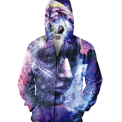  psychedelic beauty printed hoodie fashion sweatshirts 