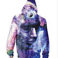  Psychedelic Beauty Printed Hoodie Fashion Sweatshirts  - Thumbnail 1