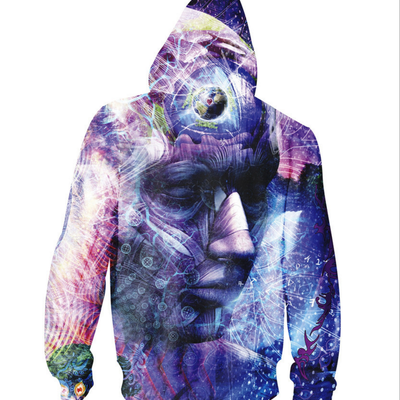  psychedelic beauty printed hoodie fashion sweatshirts 