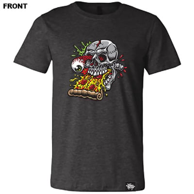 Pizza Skull 100% cotton T-shirt