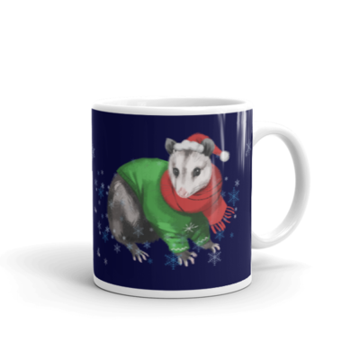 Holiday critters ☆ navy mug