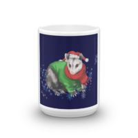 Holiday Critters ☆ Navy Mug - Thumbnail 5