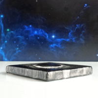 A Foreshadowing II | Mixed Media | 3"x3" Original Painting - Thumbnail 4