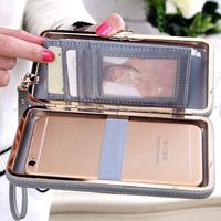 High Quality Bowknot design Women Long Wallet Card Holder Cellphone Pocket Money Bag Clutch - Thumbnail 4