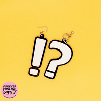 PUNCTUATIONS MARK EARRINGS - Thumbnail 1