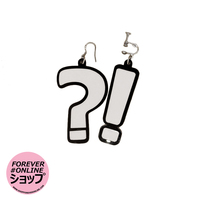 PUNCTUATIONS MARK EARRINGS - Thumbnail 3