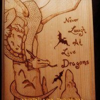Wood Burned Plaque Commission - Thumbnail 2