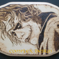 Wood Burned Plaque Commission - Thumbnail 3