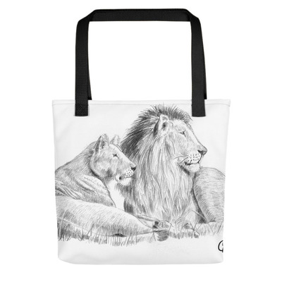 Lion tote bag