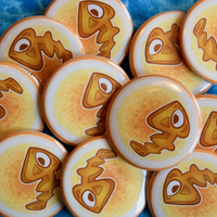 Golden Egg 1.5" Pinback Button (Splatoon) - Thumbnail 1