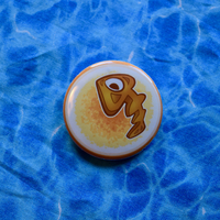 Golden Egg 1.5" Pinback Button (Splatoon) - Thumbnail 3