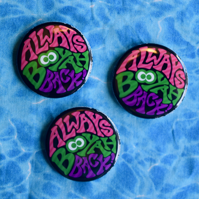 Always booyah back 1.5" pinback button (splatoon) - Thumbnail 4