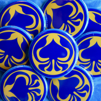 Krak-On Logo 1.5" Pinback Button (Splatoon) - Thumbnail 1