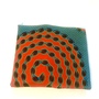 SALE! Zip top clutch- red teal-3