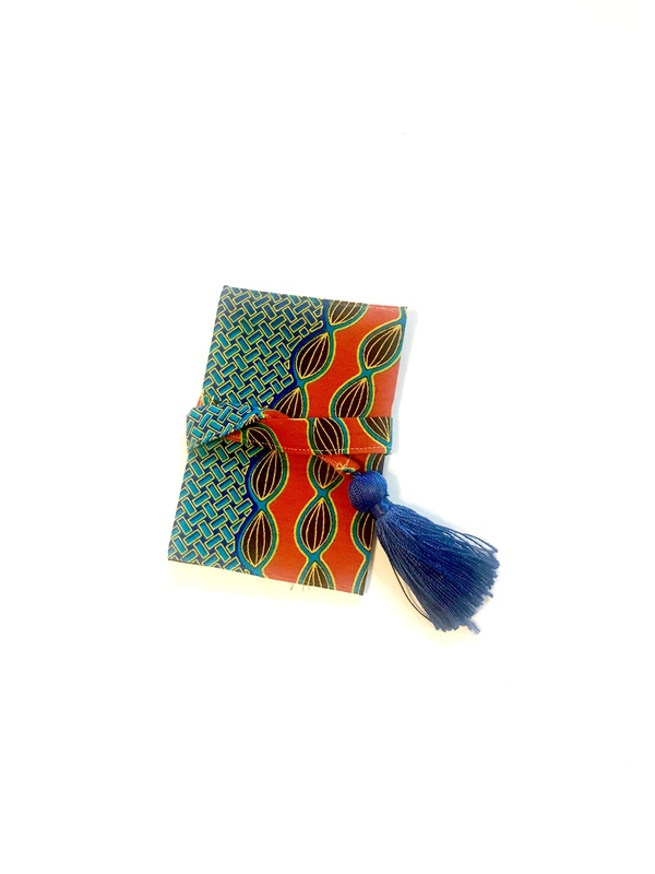 Passport cover - red teal