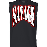 SAVAGE Sleeveless Muscle Tee - Thumbnail 2