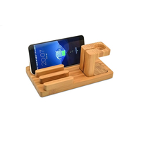 Wood Stand For Apple Watch iPhone iPad Charging Base IPS10 - Thumbnail 3