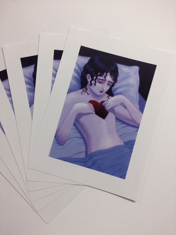 empty heart PRINT
