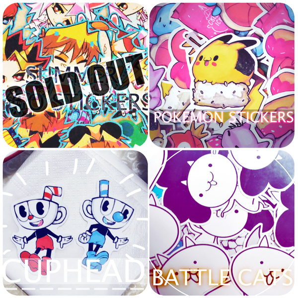 Assorted Stickers x 10