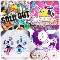 Assorted Stickers x 10