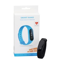 Y2+ Plus 0.87' OLED Smart Fitness Bracelet Heart Rate Blood Pressure + Oxygen IP67 Pedometer - Thumbnail 2