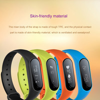 Y2+ Plus 0.87' OLED Smart Fitness Bracelet Heart Rate Blood Pressure + Oxygen IP67 Pedometer - Thumbnail 3