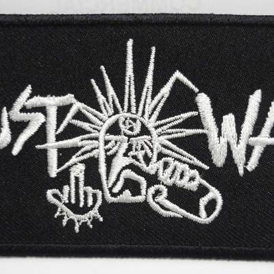 Crust war embroidered patch