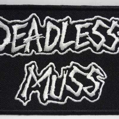 Deadless muss embroidered patch