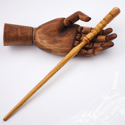 Olivewood wand 12 3/4th inch