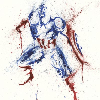 Captain america spl - print
