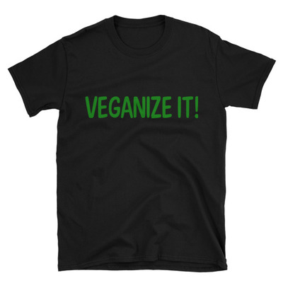Veganize it! short-sleeve unisex t-shirt