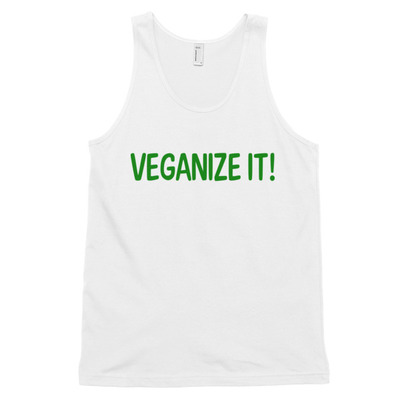 Veganize it! classic tank top (unisex)