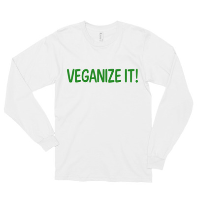 Veganize it! long sleeve t-shirt (unisex)