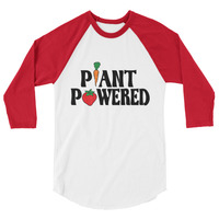 PLANT POWERED 3/4 sleeve raglan shirt UNISEX - Thumbnail 4