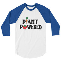 PLANT POWERED 3/4 sleeve raglan shirt UNISEX - Thumbnail 5