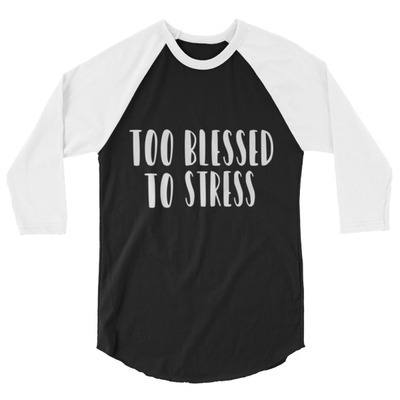 BLESSED 3/4 sleeve raglan shirt UNISEX