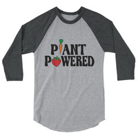 PLANT POWERED 3/4 sleeve raglan shirt UNISEX - Thumbnail 7